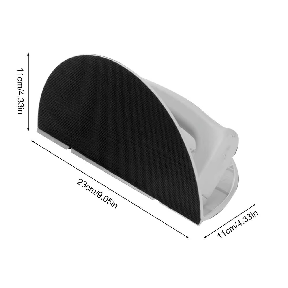 Ponceuse manuelle pour cloisons sèches, outil multifonctionnel semi-circulaire pour ponçage d'angle,