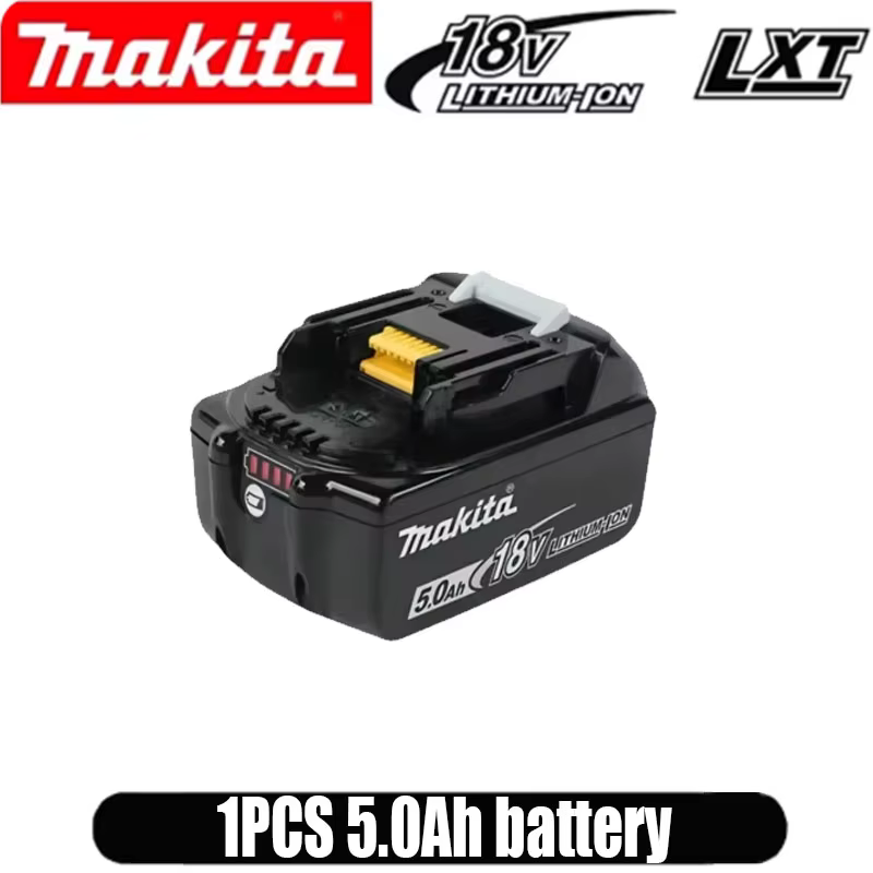 Batterie d'outil puissante Makita 18V 5Ah 6Ah + chargeur, 100% originale, neuve, pour perceuse à per