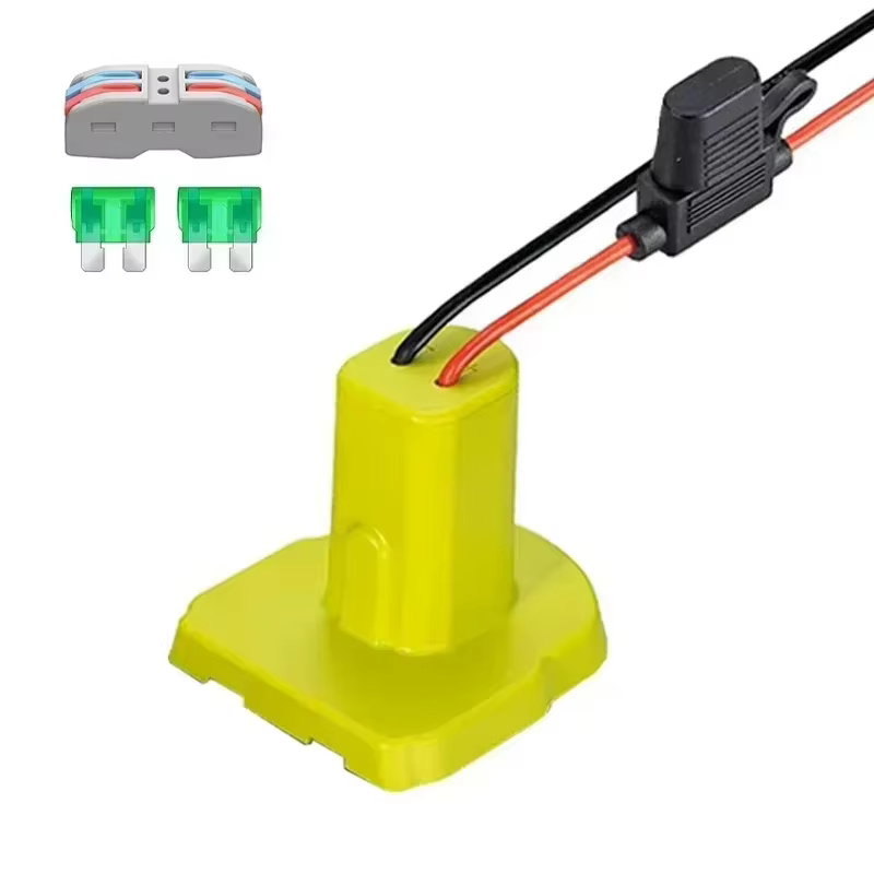 Adaptateur de batterie pour batterie Ryobi ONE + 18V Nimh/Nicd/Li-ion, adaptateur de roues électriqu