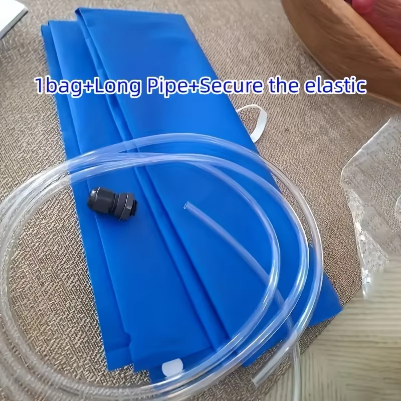 Kit de nettoyage de climatiseur mural : housse anti-poussière, sac d'eau et outils - Protege les mur