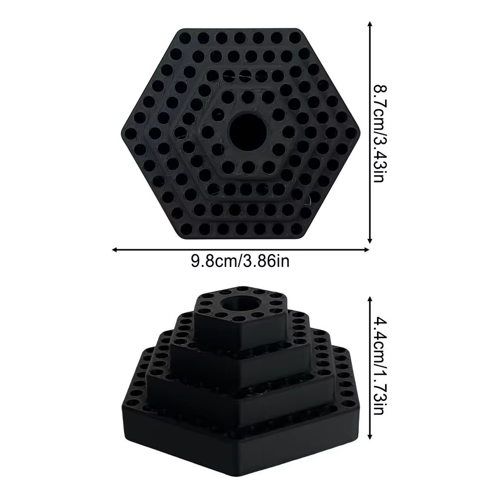 Boîte de rangement pour embouts de perceuse 4,8 mm / Embouts hexagonaux – Organisateur de rangement 