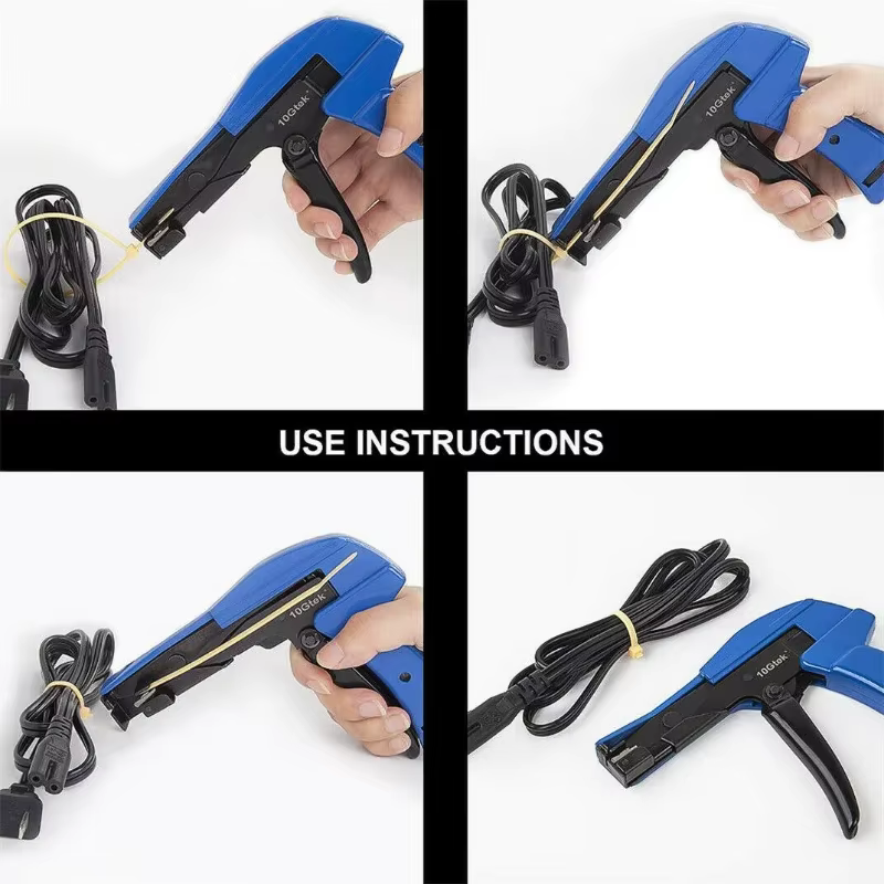 Pince à fermeture éclair en nylon HS-600A outil de coupe de fixation pour câble en nylon, largeur 2.