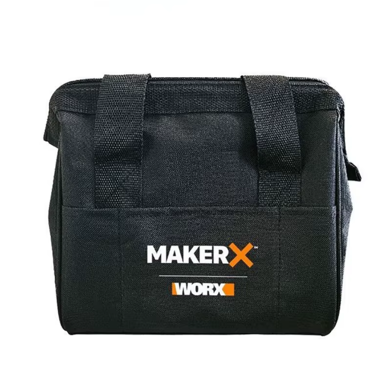 Worx MakerX-Sac de rangement pour outils d'électricien portable, sac à main multifonction, kit d'out