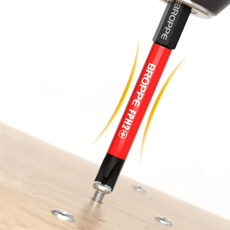 Tournevis d'électricien PZ/FL, embout de tournevis, tête de lot magnétique antidérapante FPH1 FPH2 F