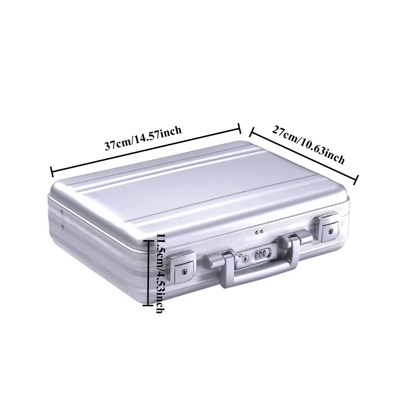 Boîte à outils complète multifonctionnelle en aluminium, boîte à outils étanche, boîte d'équipement 