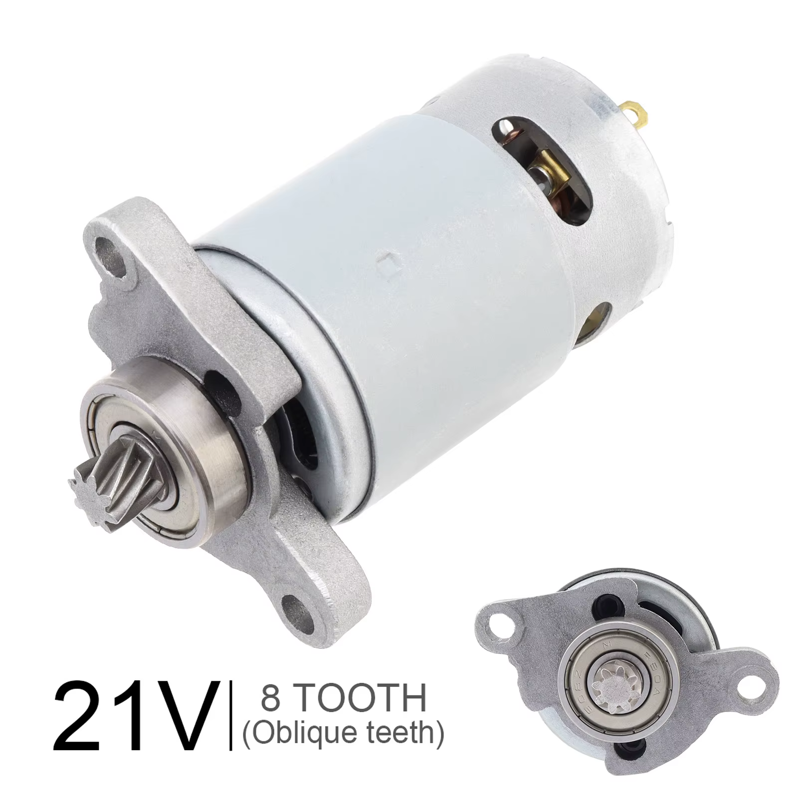 Moteur de scie alternative RS550 DC 21V, 8 dents, engrenage hélicoïdal, haute puissance, pour scie s