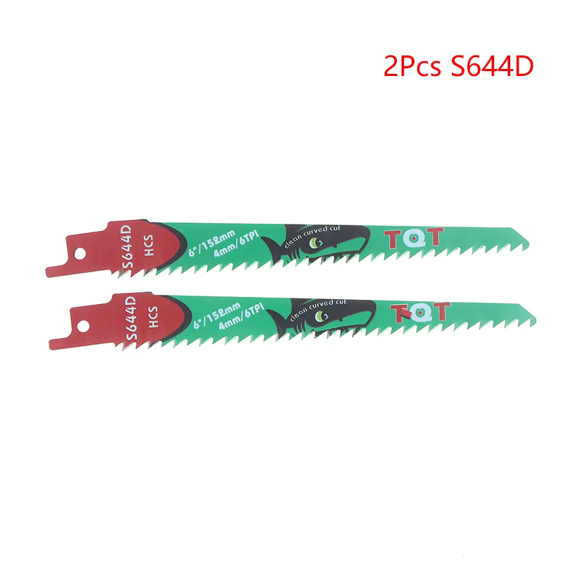 Lame de scie sauteuse HCS 5-6TPI pour outils électriques, idéale pour la découpe du bois et du PVC –