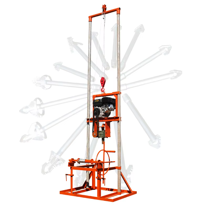 Perceuse agricole personnalisée de haute qualité, plate-forme de forage rotative de puits d'eau de 8