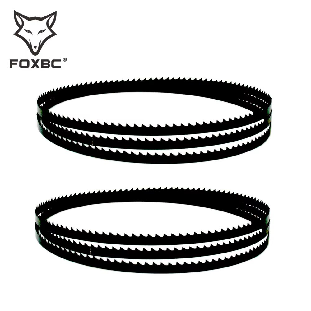 Lames de scie à ruban FOXBC 1490 mm 6TPI 1490x13x0,5 mm 2 pièces