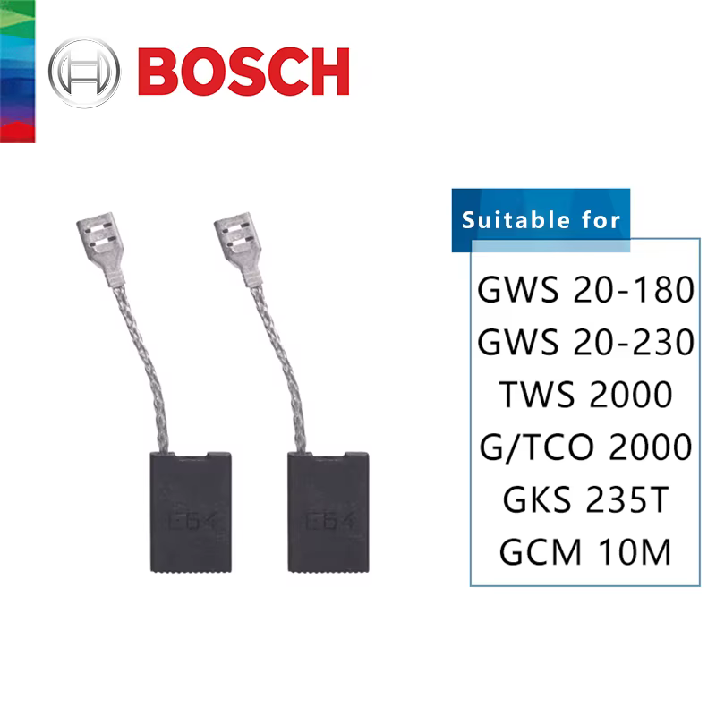 Brosses en carbone pour machine de découpe Bosch, accessoires de remplacement, outils électriques, p