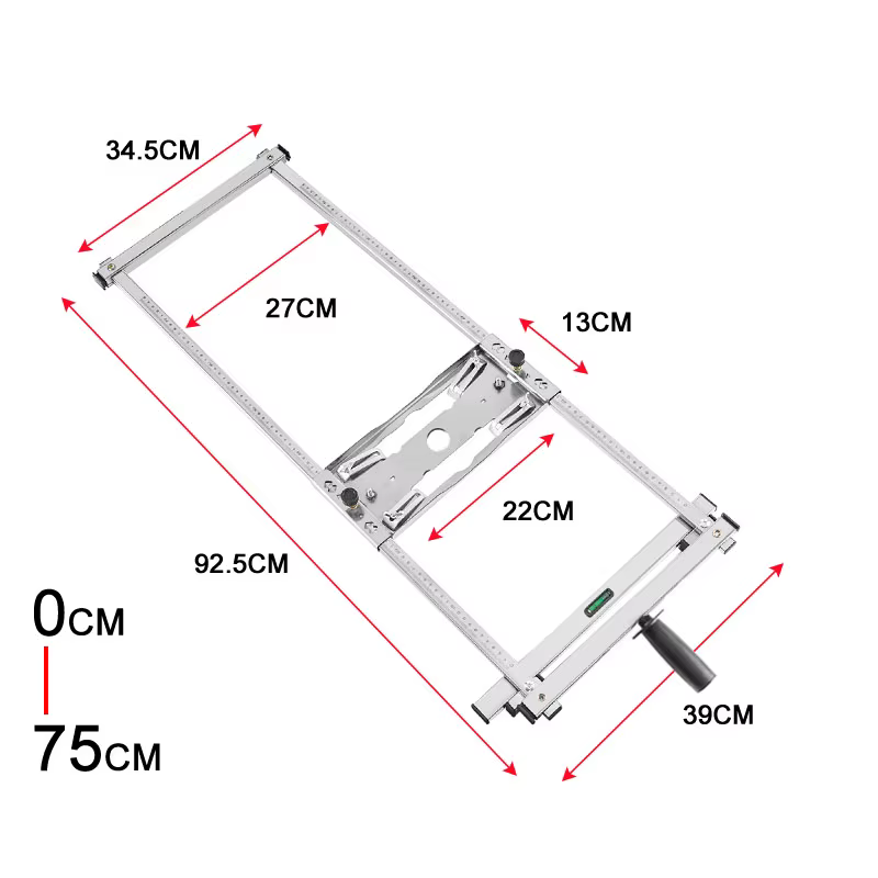 Pour scie circulaire électrique de 4/5/7 pouces, Guide de bord, support de planche à découper de pos