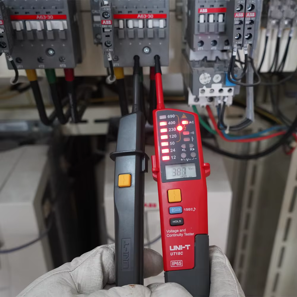 UNI-T testeur de tension UT15C UT18C UT18D sonde Volt indicateur mètre phase séquence continuité ten
