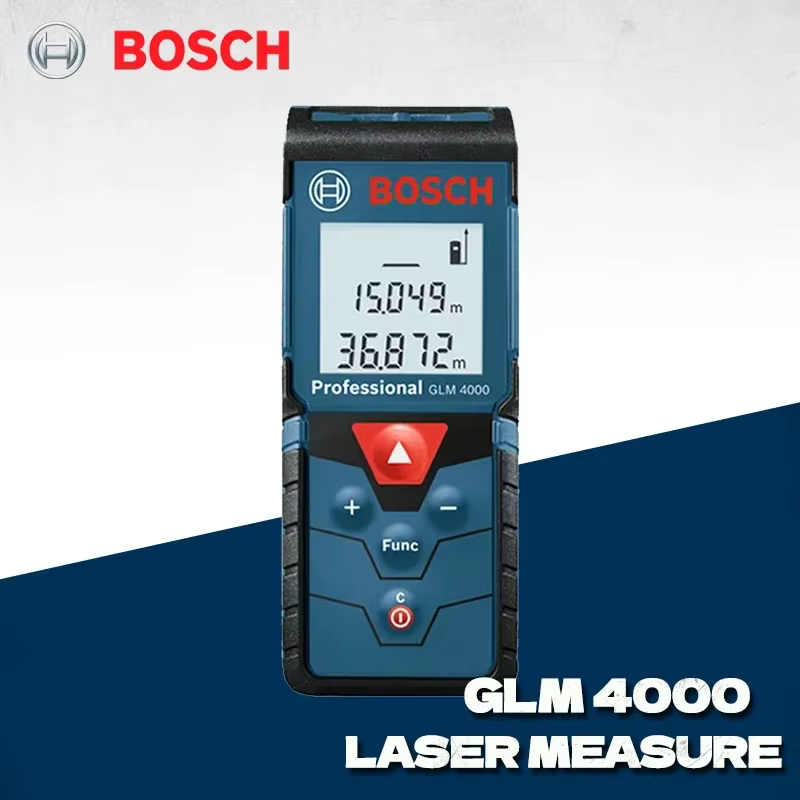 Télémètre laser numérique BOSCH GLM 4000, ruban à mesurer laser 40m, instrument de mesure GLM4000