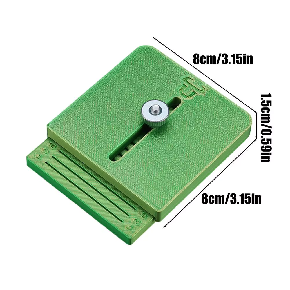 Guide de découpe de chants antidérapant, précis, portable et réglable pour le bricolage, outil de dé