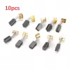 Balais de carbone 6.4x7.9x12.5mm, 10 pièces, pour Black Decker CD105 CD110 CD115 KG900 pour meuleuse