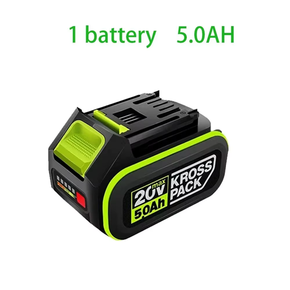 Batterie rechargeable Worx 20V, plusieurs capacités, compatible universellement avec tous les outils