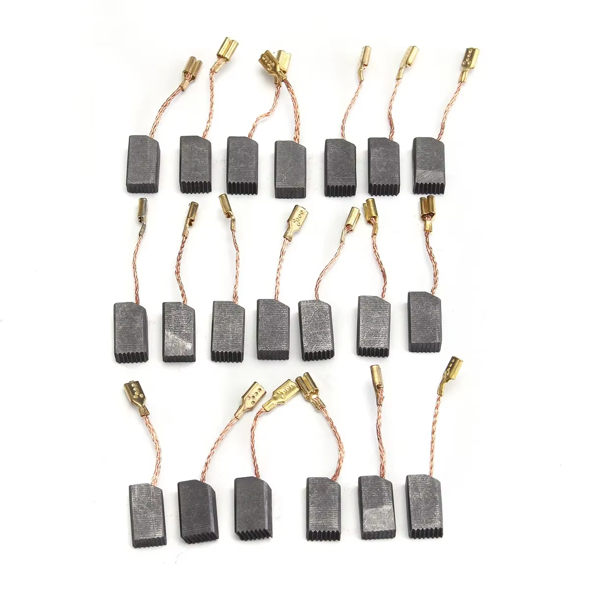 Balais de charbon de moteur pour meuleuse d'angle Dewalt 100mm, 20 pièces, 13.6x7.8x6.1mm
