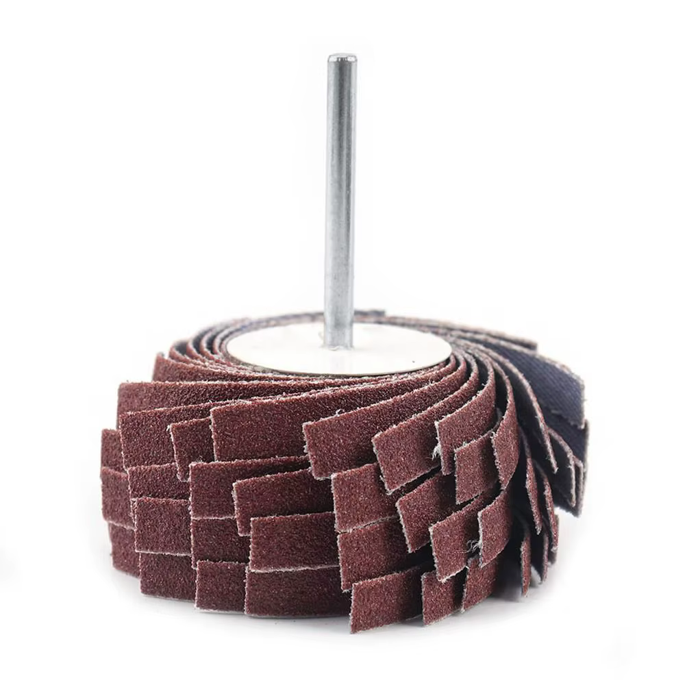 Roue de ponçage pour bois et métal, tête de meulage convertible, dérouillage, planche, polissage, su