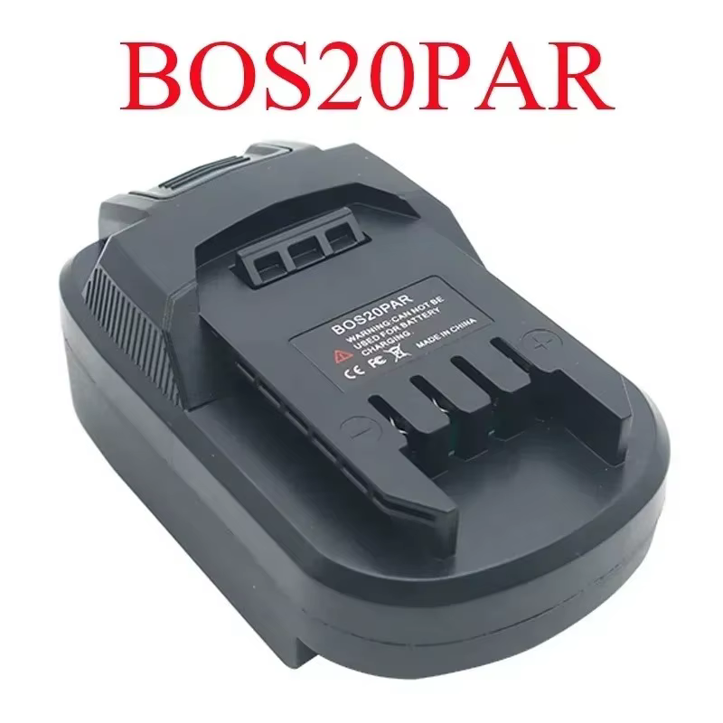 Adaptateur de batterie pour outil électrique BOS20PAR, pour convertir la batterie Bosch 18V en batte