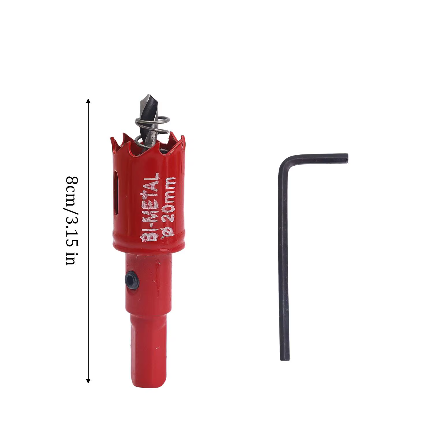 Scie cloche bimétallique M42 20mm 25mm 35mm 55mm, forets HSS pour le perçage du métal, du fer, de l'