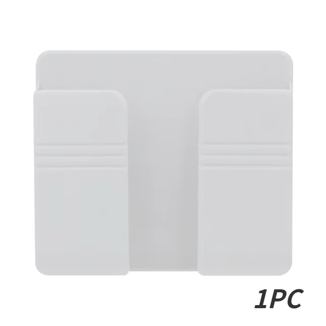 Boîte de rangement murale multifonction sans poinçon, 4/2/1 pièces, organisateur de télécommande TV,