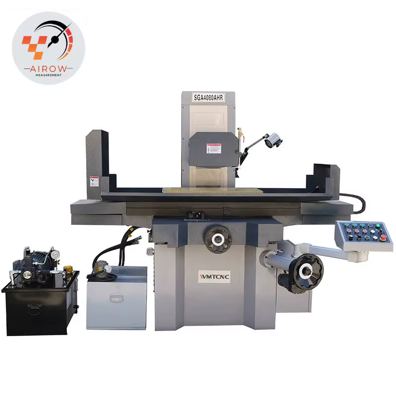 Meuleuse de surface de haute précision Airow SGA4080AHR, machine de meulage horizontale manuelle hyd