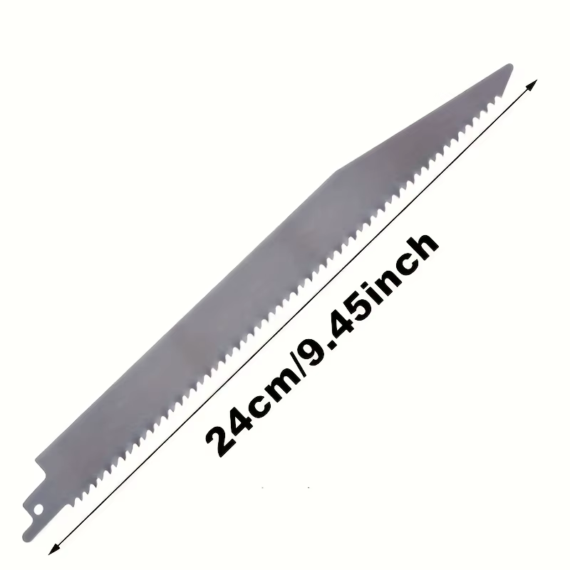 Lame de scie à dents de requin, coupe multimaterial 6TPI pour l'acier/bois/bambou, 1 pièce |   Convi