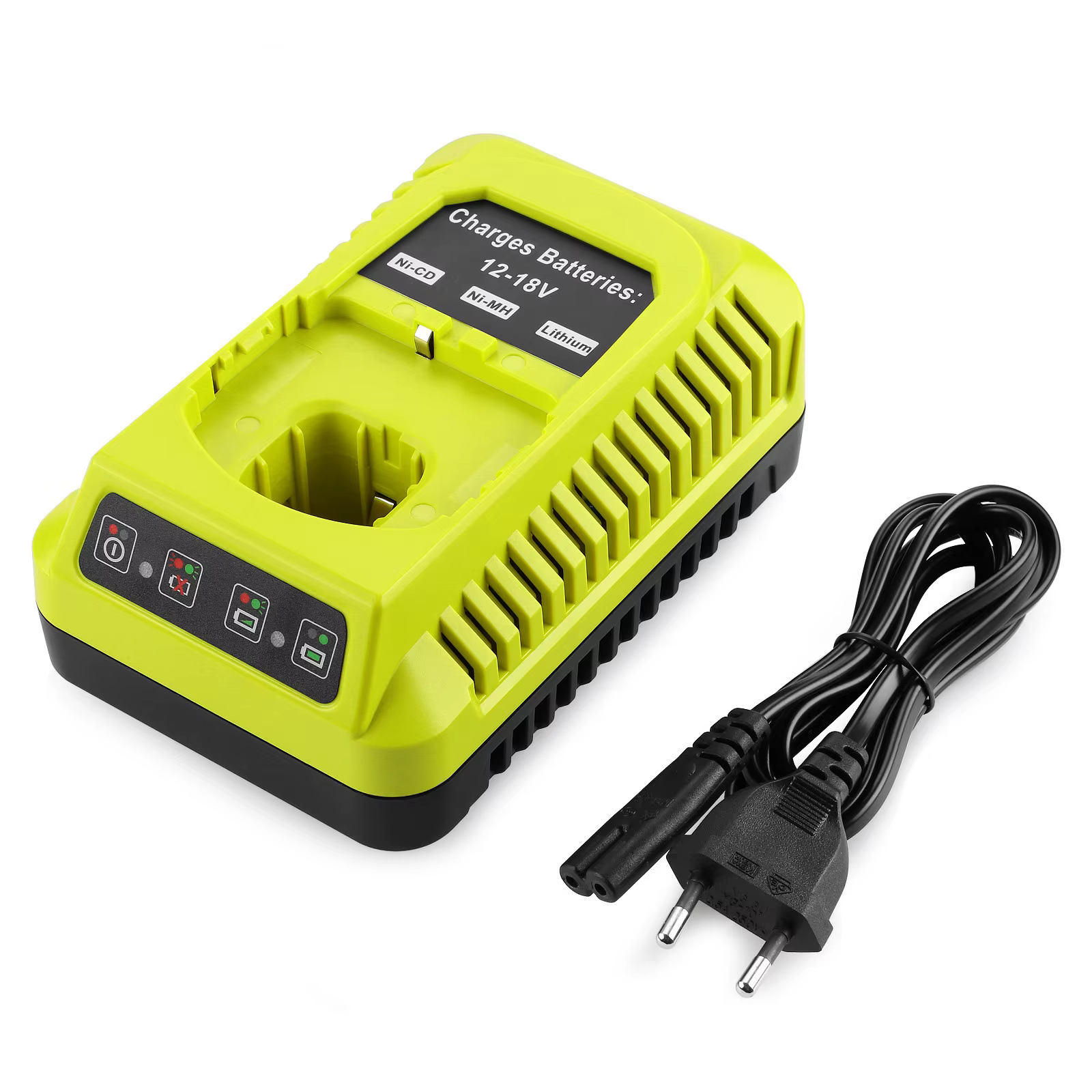 Chargeur de batterie pour Ryobi 12V-18V ni-cd ni-mh Li-ion remplacement de batterie One Plus P102, P