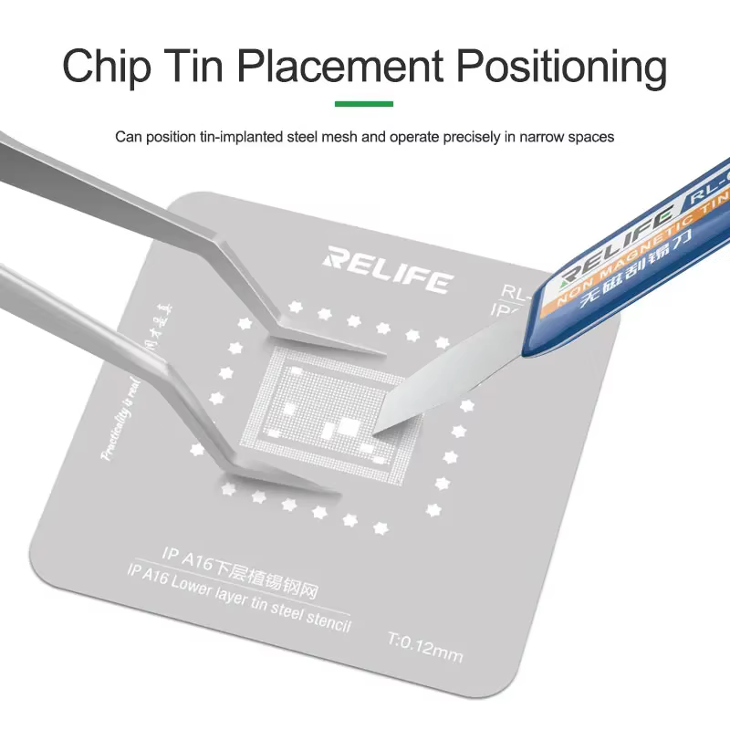RELIFE ST-20 pince à épiler de positionnement de puce ligne volante de haute précision pince Super d