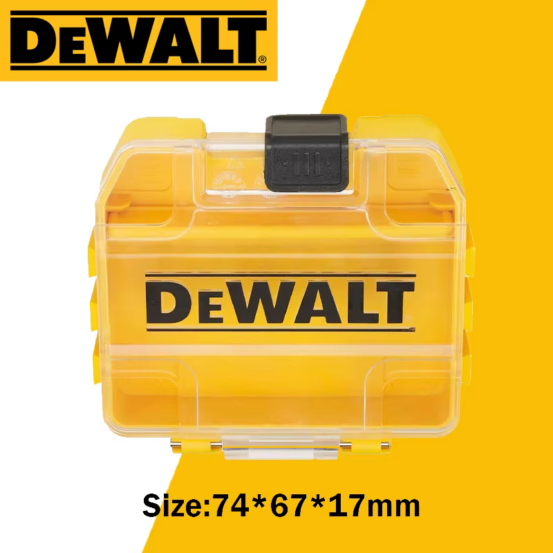 DEOBCTU DT70800 TSTAK-Petite Boîte Jaune, Coque Rigide Empilable, Étui d'Origine, Accessoires pour O
