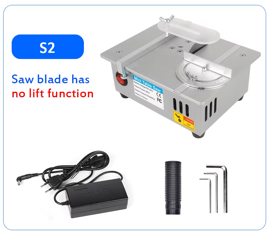 Mini scie de Table 96W 5000 tr/min, Machine de découpe pour le travail du bois, bricolage, scies éle