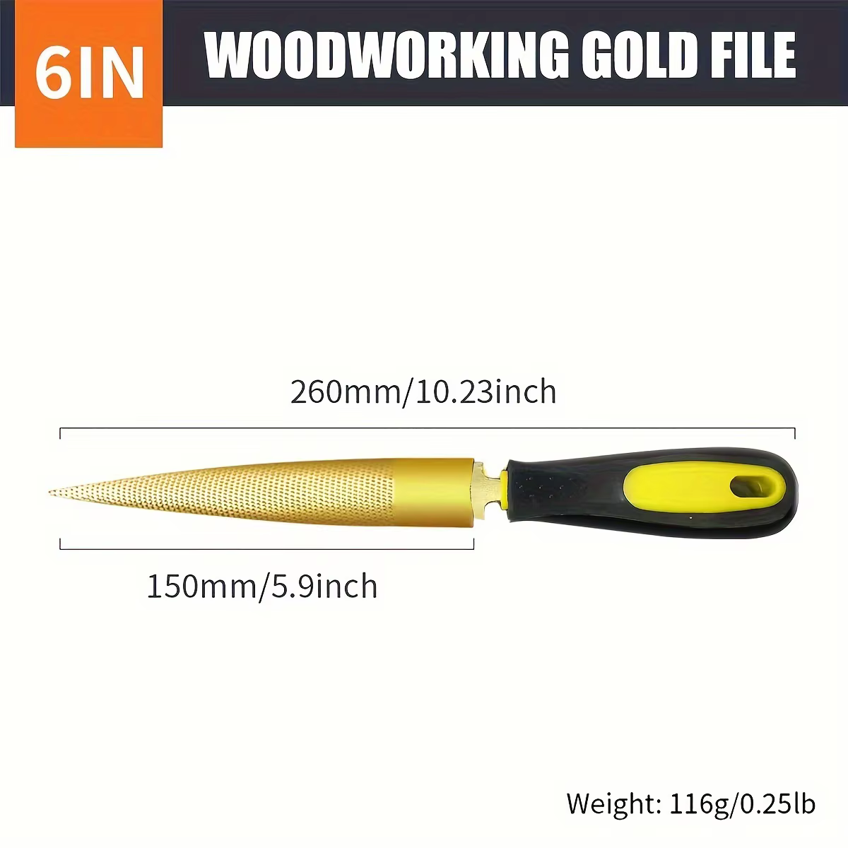 Lime à découper le bois 6 ''/8''/10'', adaptée au travail du bois, petits outils artisanaux de brico
