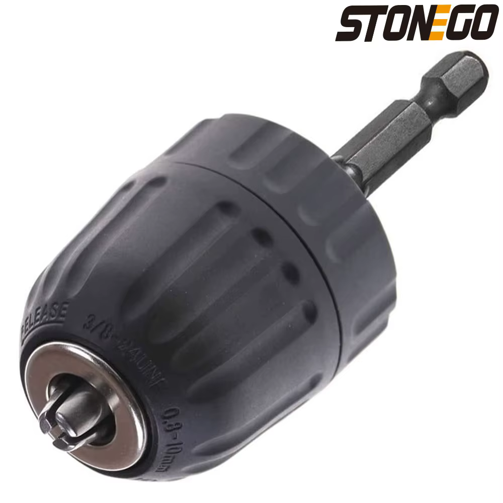 STONEGO – convertisseur de mandrin de perceuse sans clé, filetage 3/8 "- 24UNF, adaptateur à changem