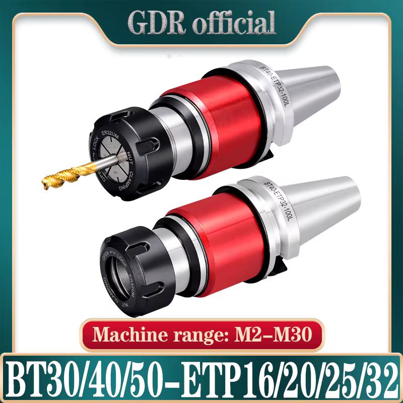 GDR BT30 BT40 BT50 ETP TER porte-outil de taraudage ETP32 ETP25 TEP25 ERG ERG25 ERG32 porte-outil de