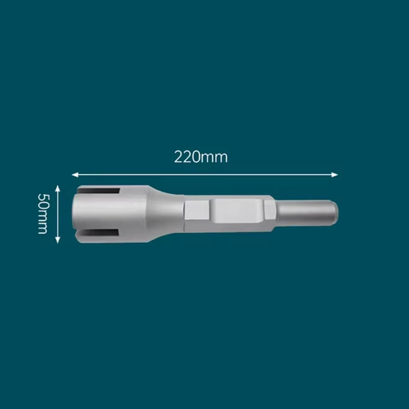 Poinçon de mise à la terre 65A – Embout de perceuse en acier forgé pour une mise à la terre électriq