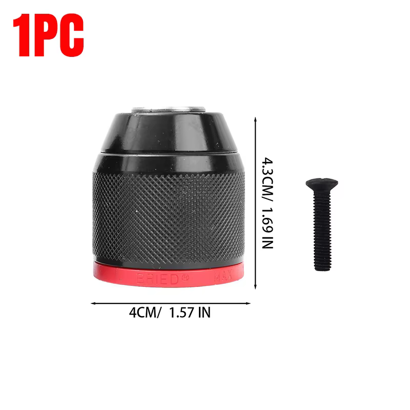 Mandrin de perçage métallique pour perceuse électrique manuelle, tête de conversion robuste, adaptat