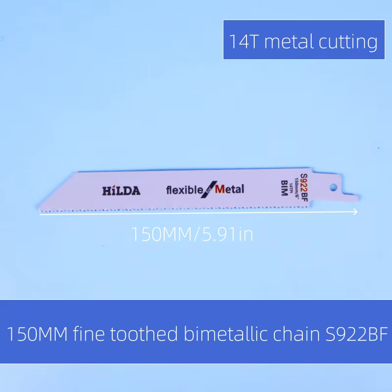 Lames de scie sauteuse métalliques robustes, lames de scie bi-métalliques 150/225 mm pour la coupe r