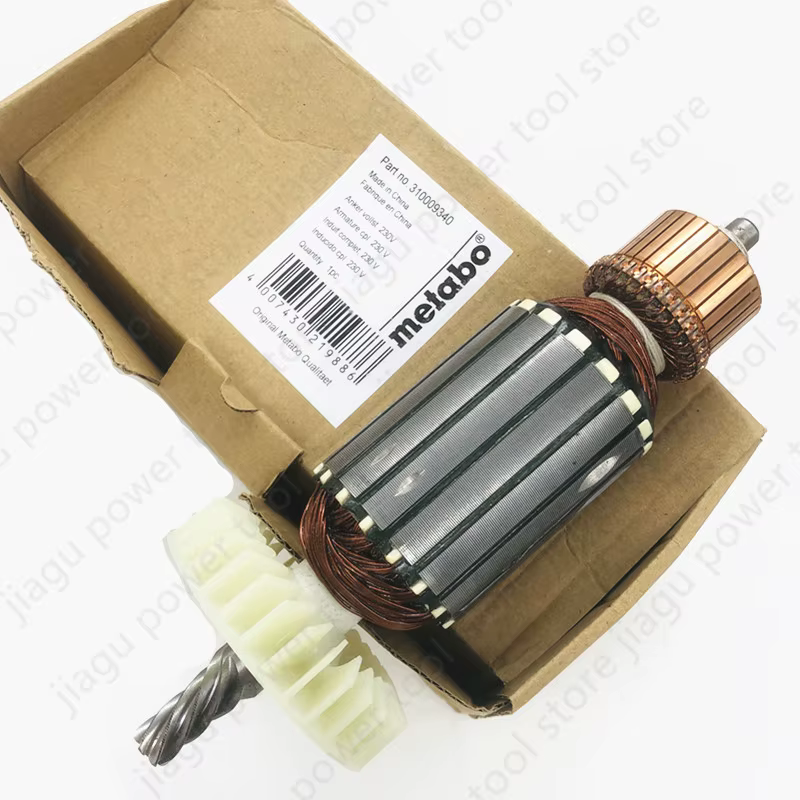 Rotor d'armature à 6 dents pour Metabo CS23-355 220 Cutter Rotor Accessoires d'outils électriques 24