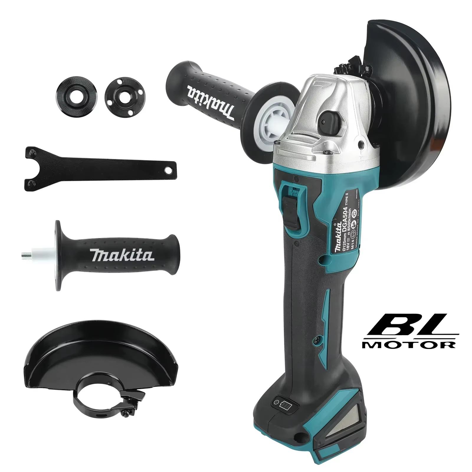 Meuleuse d'angle multifonction Makita DGA504 18V 6.0Ah 125mm sans balais à batterie lithium
