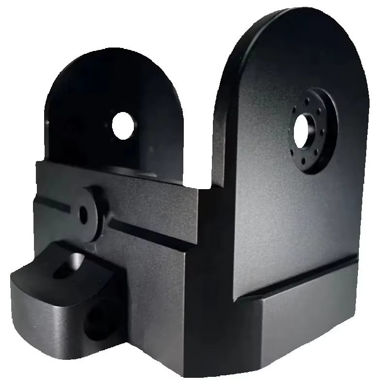 Support en aluminium sur mesure usiné CNC pour pièces d'équipement robotique