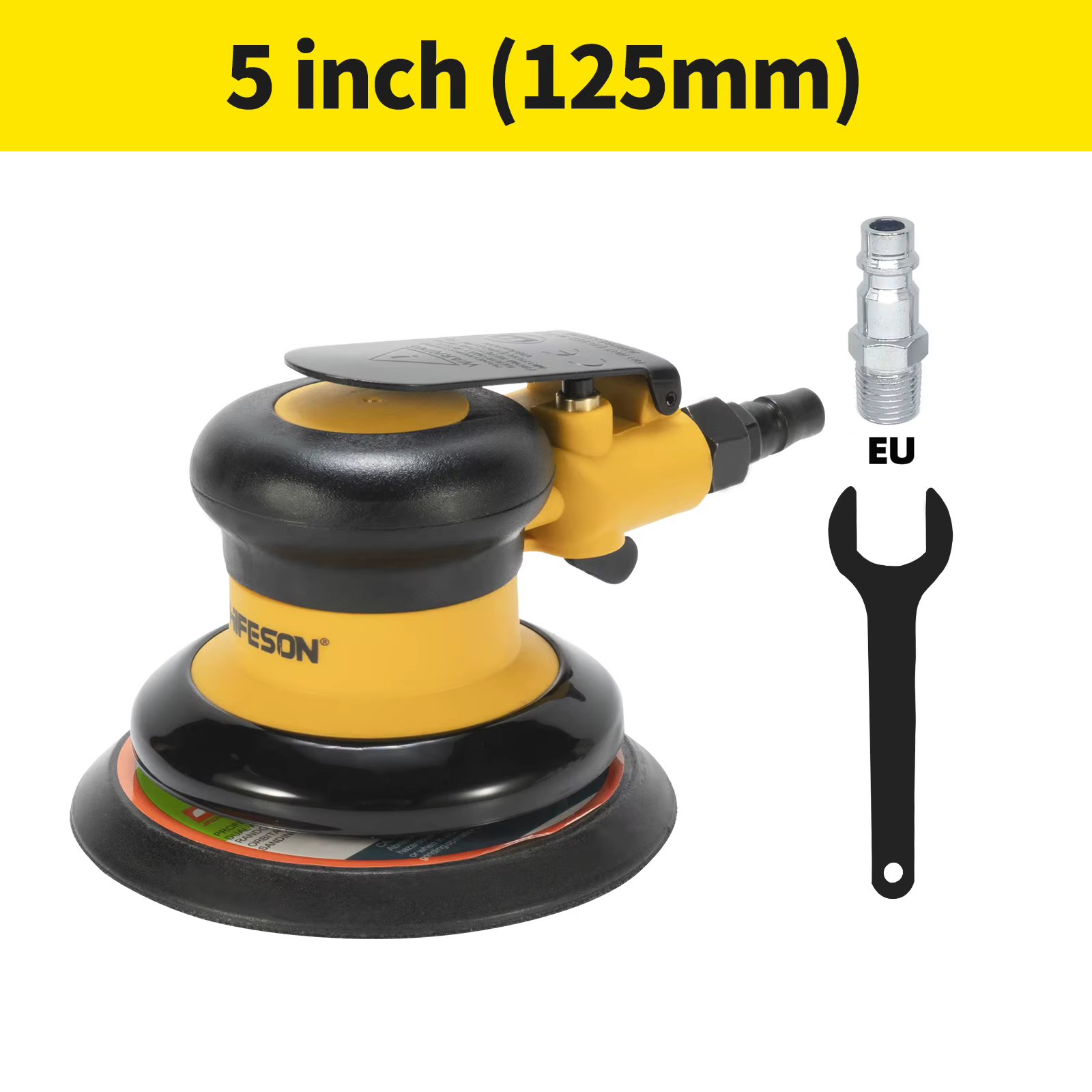 Ponceuse à air pneumatique de 5 ou 6 pouces, outil de polissage, machine orbitale aléatoire, pour l'