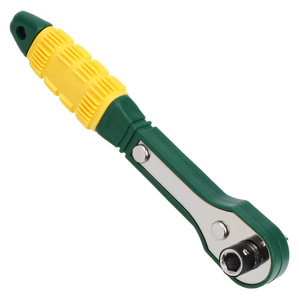 NICEYARD 45 #   Clé à cliquet rapide réglable en acier et plastique, couple élevé, Mini tige de tour
