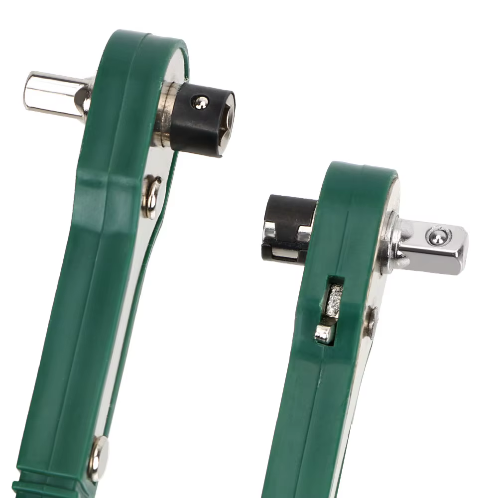 NICEYARD 45 #   Clé à cliquet rapide réglable en acier et plastique, couple élevé, Mini tige de tour