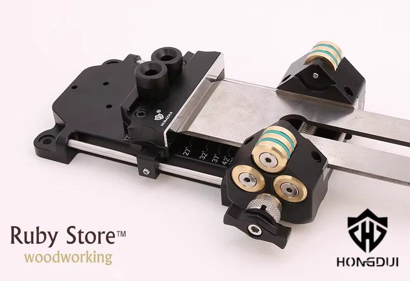 HONGDUI Guide d'affûtage Système d'affûtage pour le travail du bois HD34 Pro