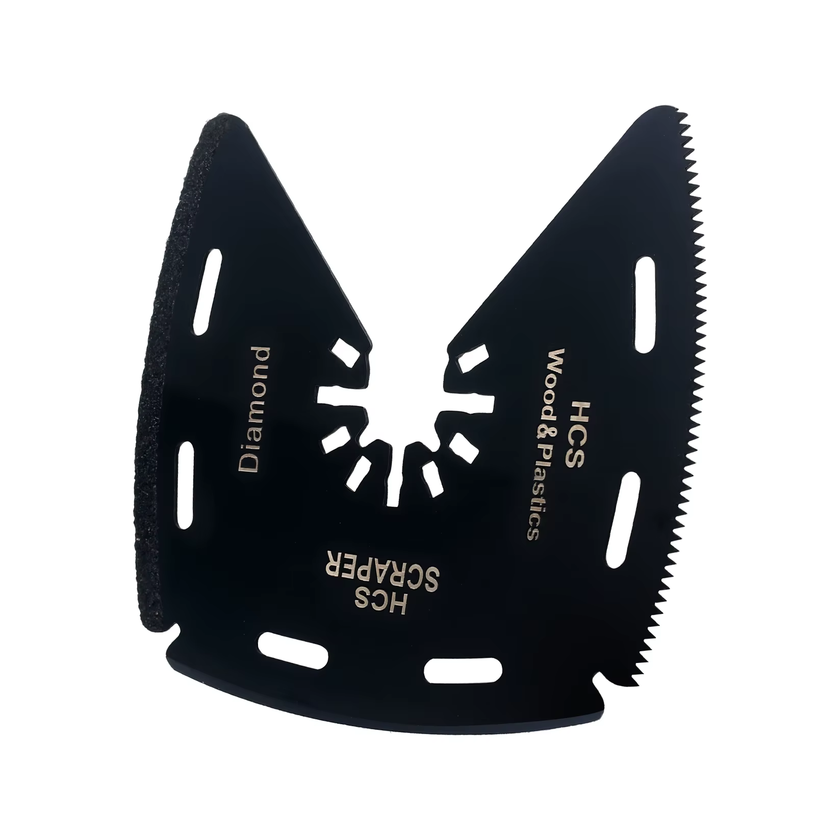 Lame oscillante multimode 3 en 1 avec interface universelle rapide – Coupe du bois/métal/PVC