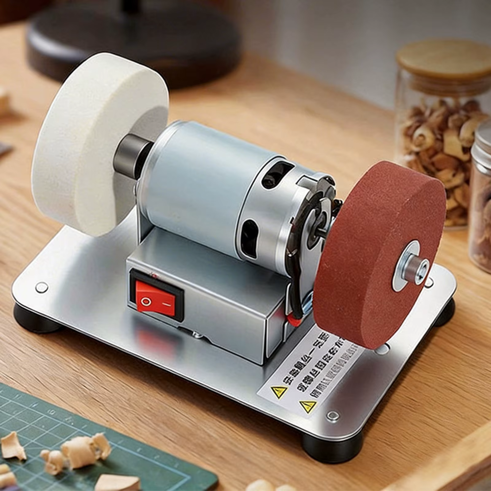 Mini-meuleuse électrique de table multifonctionnelle pour usage domestique
