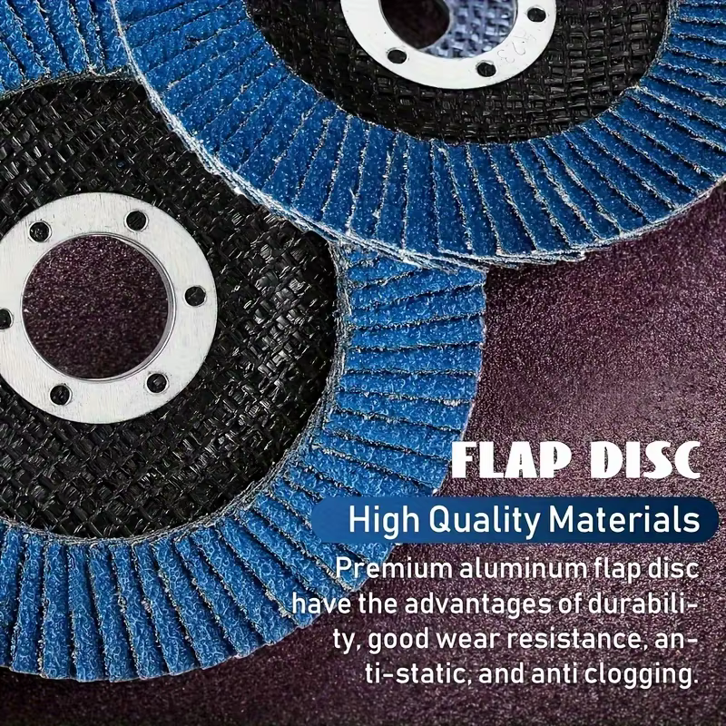 10 disques à lamelles 4-1/2 pour meules de meuleuse