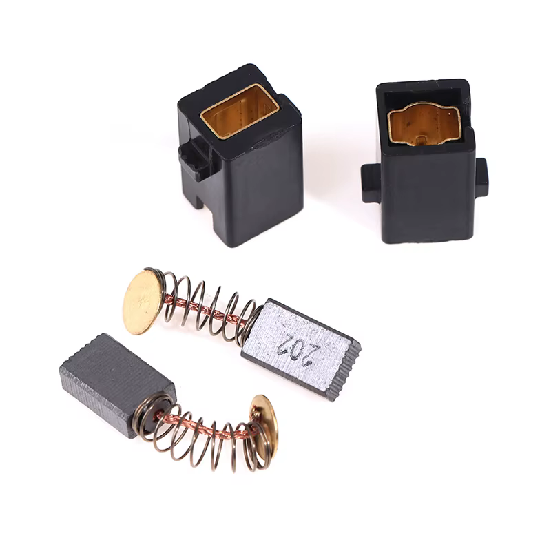 1 paire de balais de charbon avec support pour pièces de rechange pour perceuse à percussion TSB1300/5500