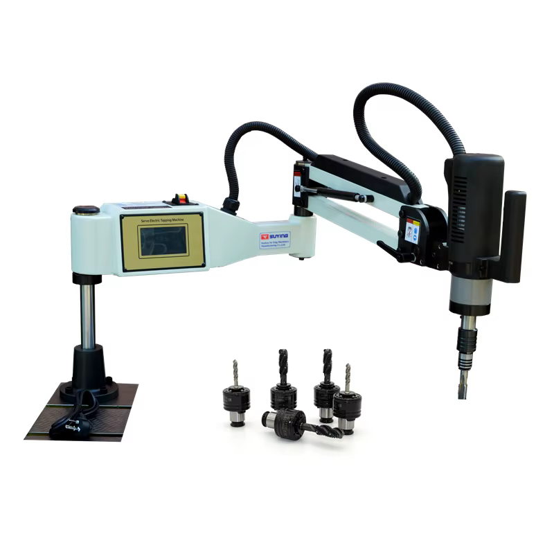 LY M3-M36 Machine à tarauder électrique verticale universelle centre d'usinage Machine-outil 220V alimentation zone de taraudage 1.25m