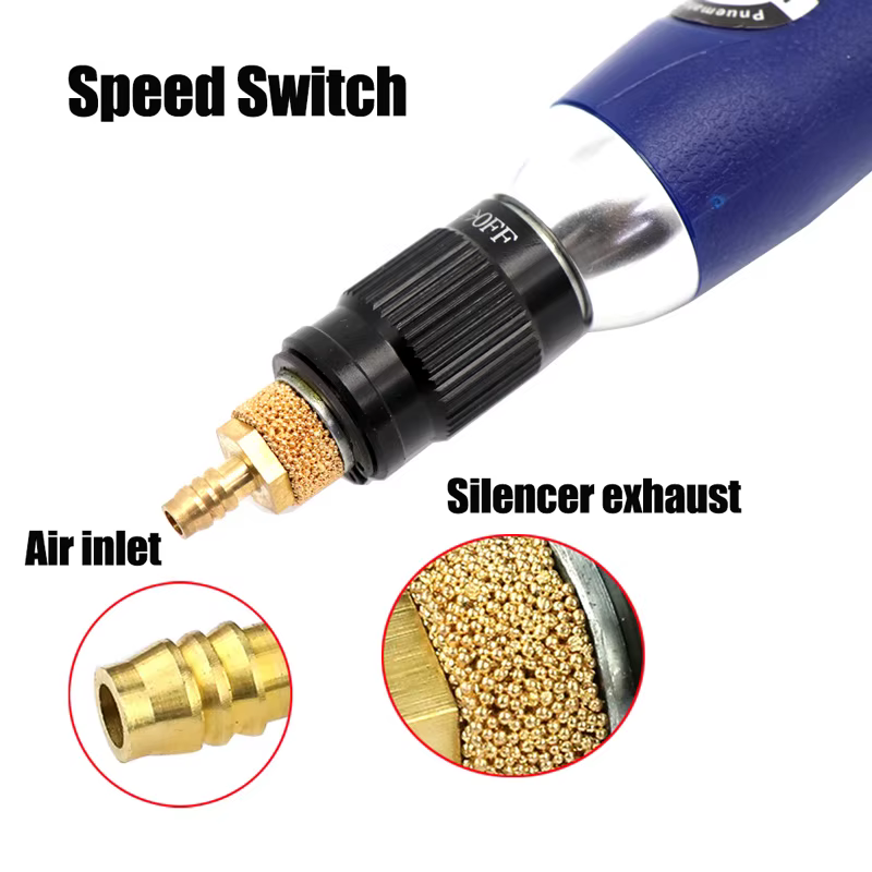 Système de micromoteur à crayon pneumatique